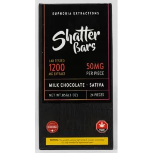 SHATTER BAR 1200MG MILK CHOCOLATE